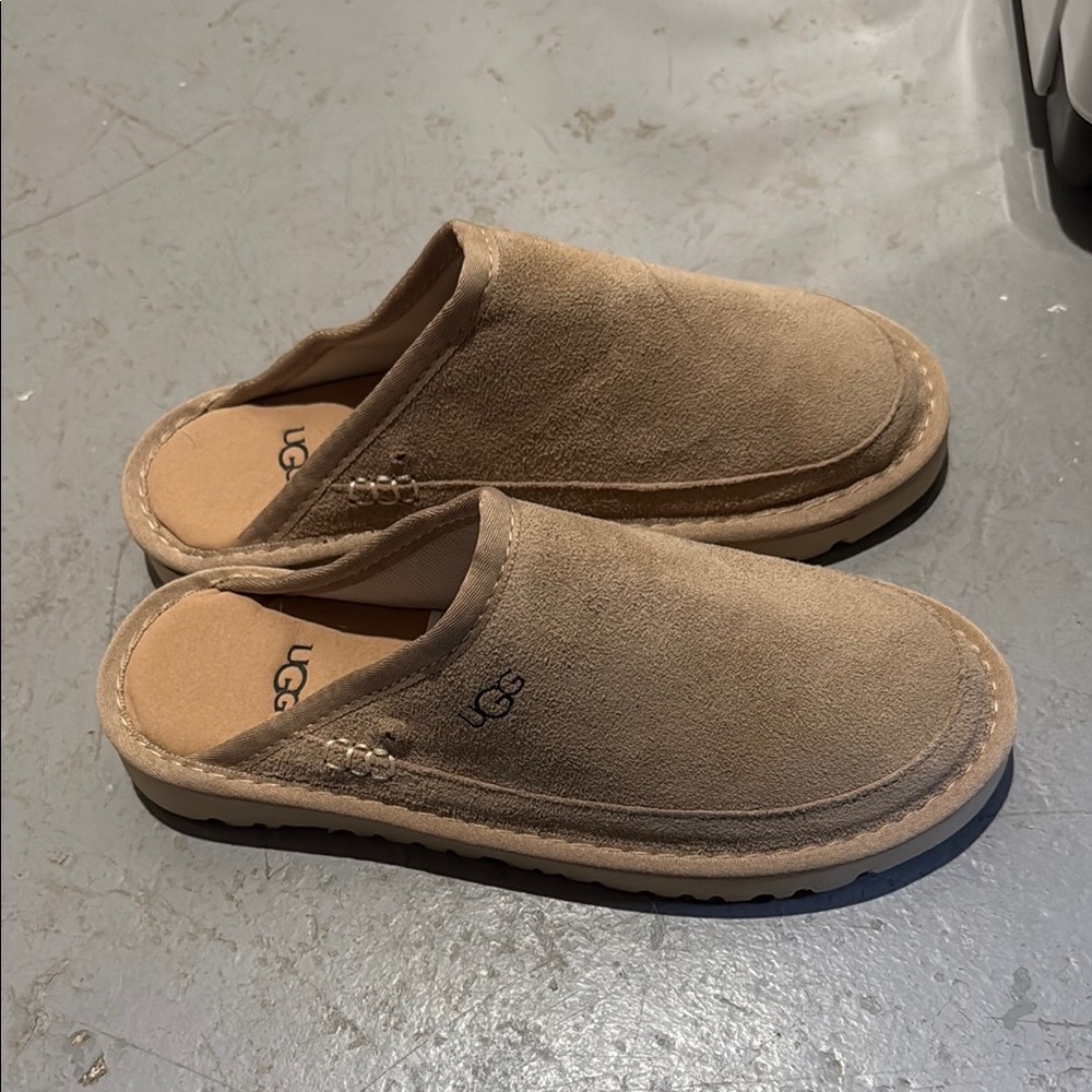UGG Tan Suede Slippers